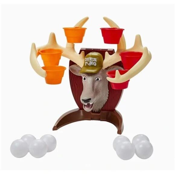 Deer Pong Game, Talking‎ Deer Head Music GAME NIGHT PARTY DRINKING GAMES COLLEGE - Picture 8 of 15